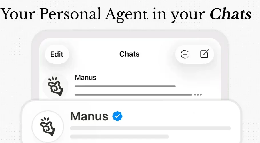 متا از Manus Agents رونمایی کرد؛ راهی برای ارتباط با هوش مصنوعی در پیام‌رسان‌ها