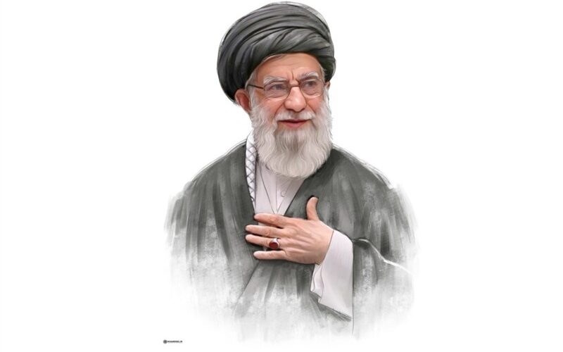 خدای خامنه‌ای ای زنده است ای مردم