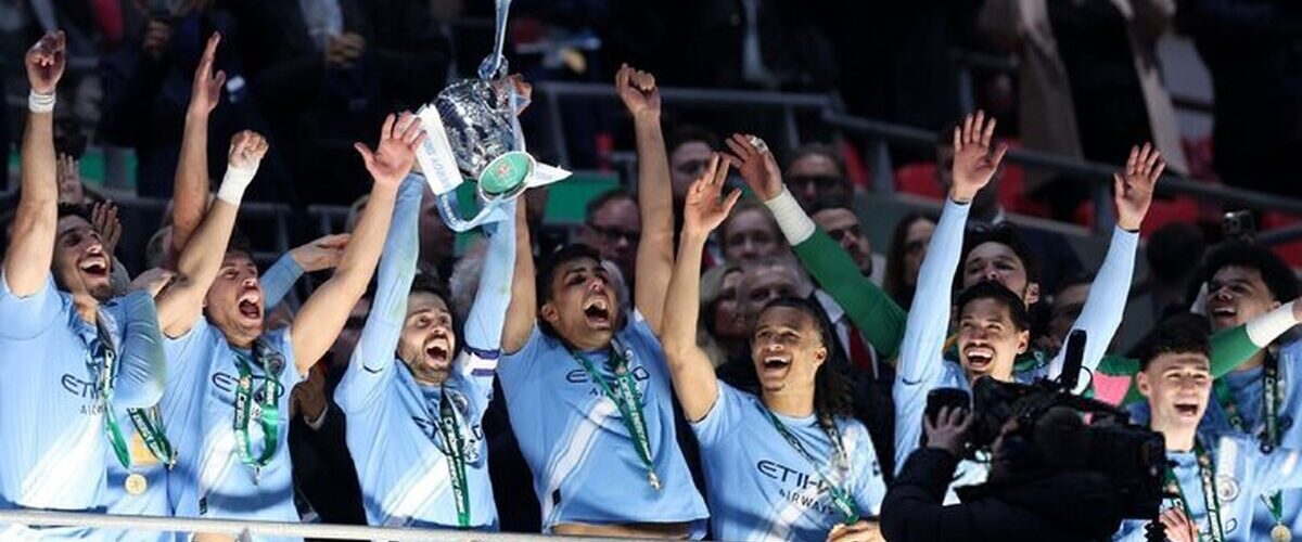 منچسترسیتی جام اتحادیه را فتح کرد/ آرسنال در ومبلی ناکام ماند