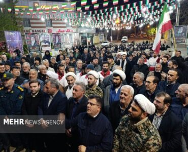 اجتماع باشکوه مردم بیله سوار در شب پنجاه و دوم