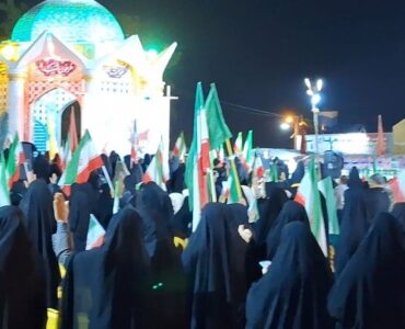 اجتماع شبانه مردمی در گناوه