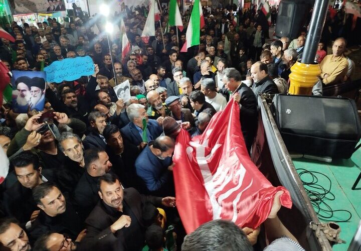 اقتدار و ایستادگی مردم بردسکن در شب پنجاه و سوم