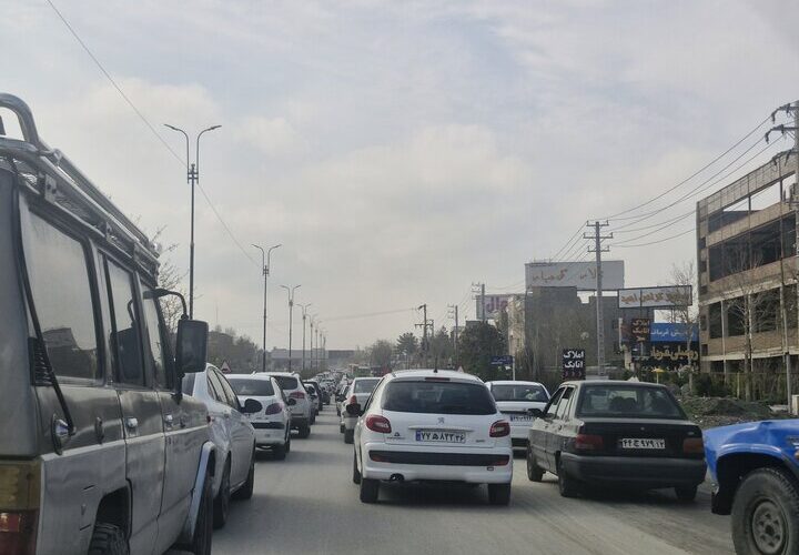 ترافیک سنگین در ورودی‌های تهران