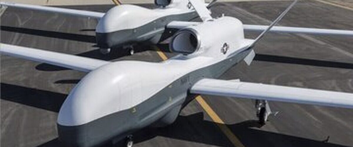 سقوط پهپاد فوق‌ گران‌قیمت آمریکا در خلیج فارس / MQ-۴C تریتون نابود شد! + عکس