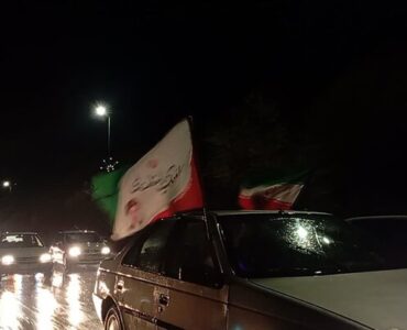 میدان‌داری خودرویی مردم فراهان در پنجاه و یکمین شب حماسه