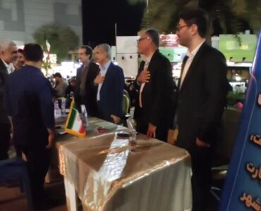 میز خدمت ادارات در تجمع شبانه مردمی بوشهر