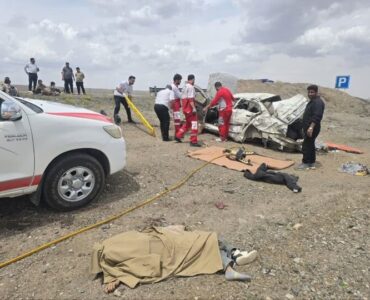 واژگونی سمند در آزادراه کاشان-قم یک فوتی داشت