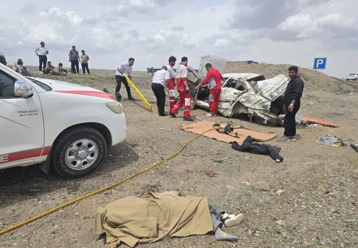 واژگونی سمند در آزادراه کاشان-قم یک فوتی داشت