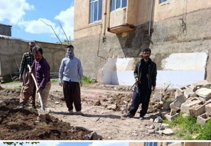آغاز عملیات اجرایی سه طرح عمرانی در روستای احمدمرده سقز