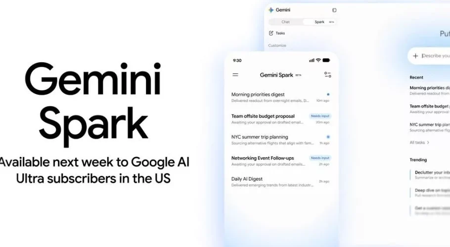 گوگل از جمینای Spark پرده برداشت؛ ایجنت هوشمند برای انجام خودکار کارهای روزمره