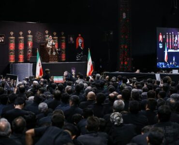 آخرین شب عزاداری در جوار محل شهادت قائد شهید انقلاب اسلامی برگزار شد