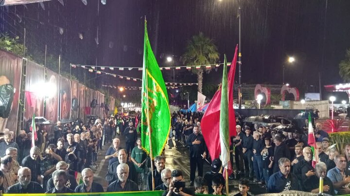 آزادشهر هم‌نوا با موج صد و نوزدهم عزاداران حسینی