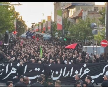 دسته عزاداری مکتب الزهرا زنجان عصر عاشورا