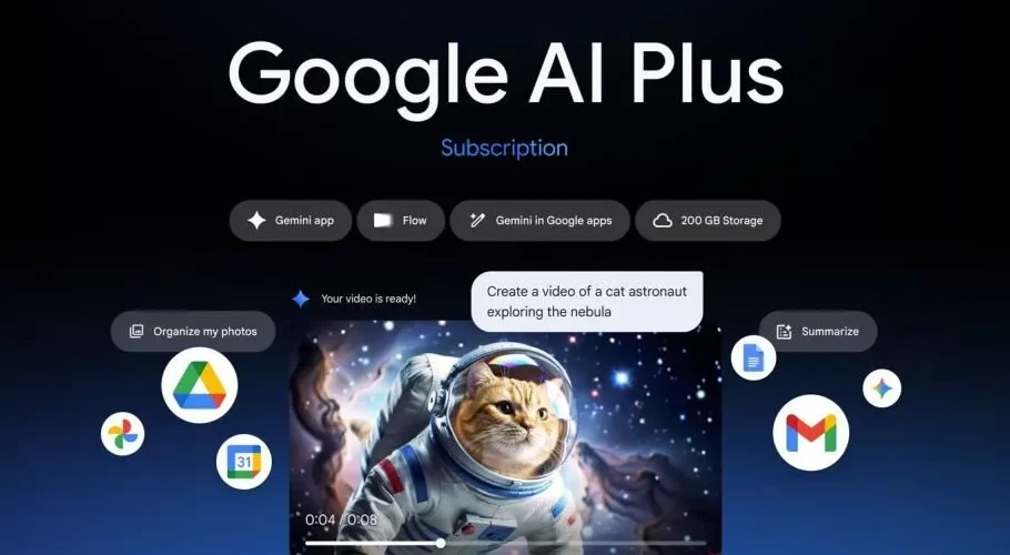 قیمت اشتراک AI Plus جمینای ارزان‌تر و فضای ذخیره‌سازی آن دو برابر شد