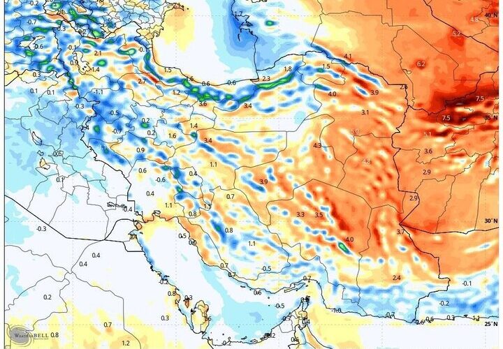 هواشناسی: کمینه دمای اصفهان تا ۴ درجه کاهش می‌یابد