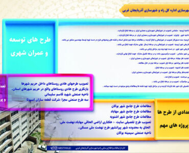اطلاع‌نگاشت| اقدامات شاخص معاونت شهرسازی و معماری اداره کل
راه و شهرسازی آذربایجان‌غربی در دولت چهاردهم