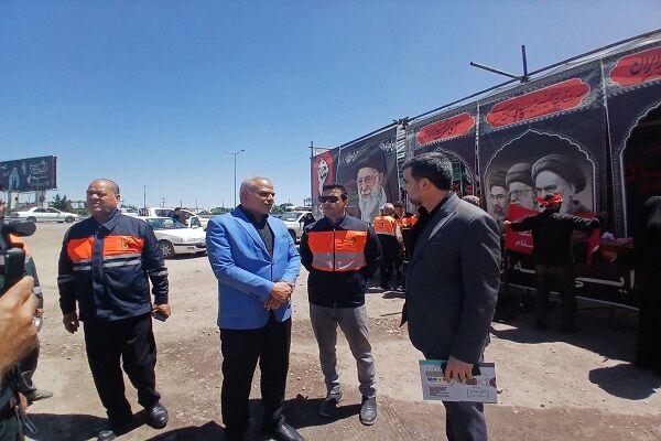 ببینید| بازدید رئیس سازمان راهداری و حمل‌ونقل جاده‌ای از
مواکب جاده‌ای اداره کل راهداری و حمل‌ونقل جاده‌ای خراسان
رضوی