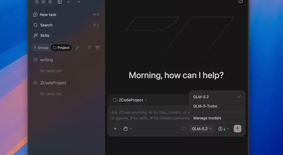 رقیب مدل‌های غربی در برنامه‌نویسی؛ شرکت چینی Z.ai از ابزار ZCode رونمایی کرد