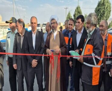 افتتاح ۱۴ کیلومتر روکش آسفالت در محور الیگودرز–خمین